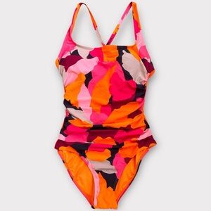 Nautica Vibrant Multicolor Swimsuit Sz M nwot, 016